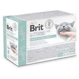 Brit VD Cat Pouch fillets in Gravy Urinary+Stres12x85g