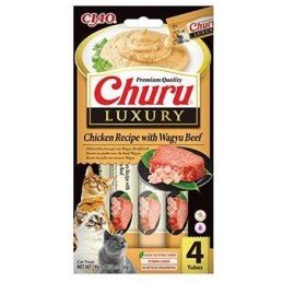 Churu Cat Luxury Chicken Recipe with Wagyu Beef 4x14g