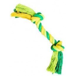 Hračka pes Uzel bavlněný 30cm/140g limet/zelená HipHop