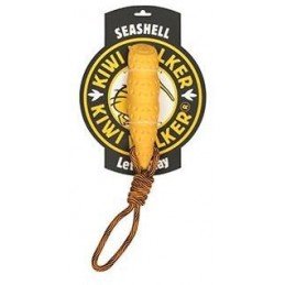 Hračka pes SEASHELL MAXI, plov z TPR oranžová Kiwi