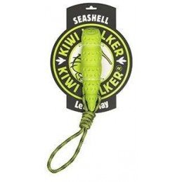 Hračka pes SEASHELL MAXI, plov z TPR zelená Kiwi