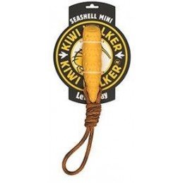 Hračka pes SEASHELL MINI, plov z TPR oranžová Kiwi