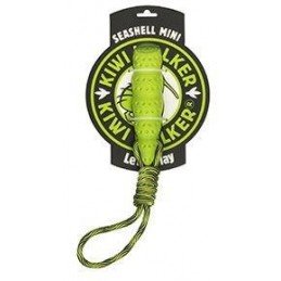 Hračka pes SEASHELL MINI, plov z TPR zelená Kiwi