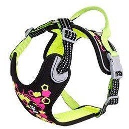 Postroj Hurtta Weekend Warr.Neon II lékořicový 55-70