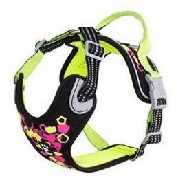 Postroj Hurtta Weekend Warr.Neon II lékořicový 75-100