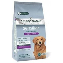 Arden Grange GF Dog Senior Sen.Light O.W.Fish&Pot.12kg
