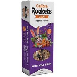 Calibra Rockets Sticks Rabbits&Rodents Wild fruit 120g