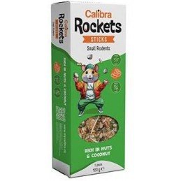 Calibra Rockets Sticks Small rodents Nuts&Coconut 120g