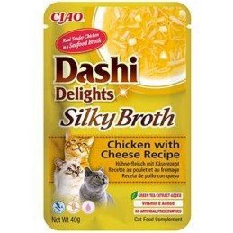Churu Cat Dashi Delights Silky Broth Chick&Cheese 40g