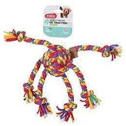 Hračka pes RAINBOW Chobotnice 38cm Zolux