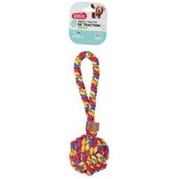 Hračka pes RAINBOW Míček 9,5cm Zolux