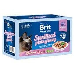 Brit Premium Cat D Fillets Gravy FamPlate Steril.1020g