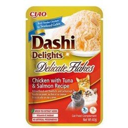 Churu Cat Dashi Delights Deli Flakes Chick&Tun&Salm40g