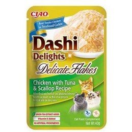 Churu Cat Dashi Delights Deli Flakes Chick&Tun&Scal40g