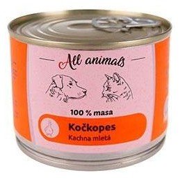 All Animals kočkopes Kachna mletá 200g