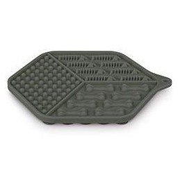 Lízací podložka pro kočky SILICONE šedá Zolux