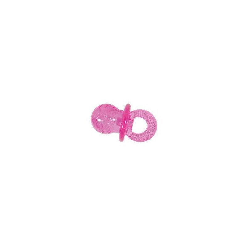 Hračka pes dudlík TPR POP PACIFIER 10cm růžová Zolux