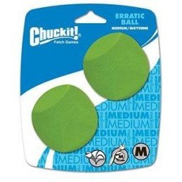 Hračka pes Chuckit Erratic Ball M 6cm/2ks