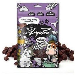 Lyopro mňau poch. sušené Měkké hovězí kostky 70g