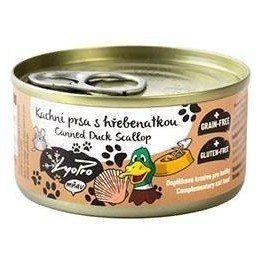 Lyopro mňau konz. Kachní prsa s hřebenatkou 85g