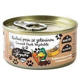 Lyopro mňau konz. Kachní prsa se zeleninou 85g