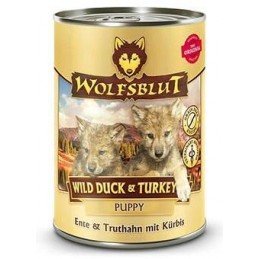 Wolfsblut Dog Puppy Wild Duck&Turkey konz. 395g