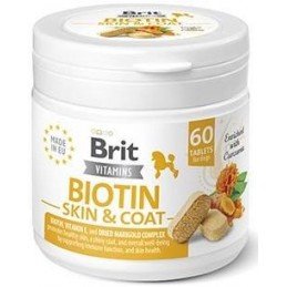 Brit Dog Vitamins Biotin Skin&Coat 120g (60tbl)