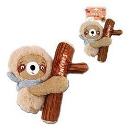 Hračka pes GiGwi Shaking Fun lenochod 2v1, pískací