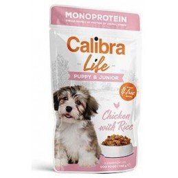 Calibra Dog Life kapsa Puppy&Junior Chicken 150g