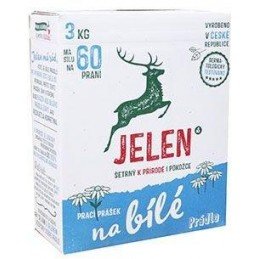 Prací prostředek Jelen mýdlový prášek White 3kg BOX