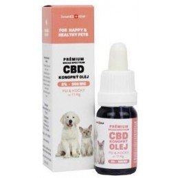 CBD olej pro malé psy a kočky 5%, 10ml