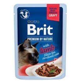 Brit Premium Cat D Fillets Gravy Lamb Sterilised 85g