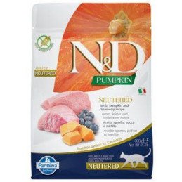 N&D Pumpkin CAT Neutered Lamb & Blueberry 300g