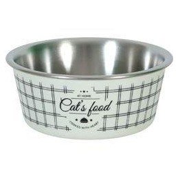 Miska nerez kočka FOOD CAT 400ml béžová Zolux