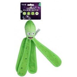Hračka pes Dog Comets Alien Octo M 28cm zelená