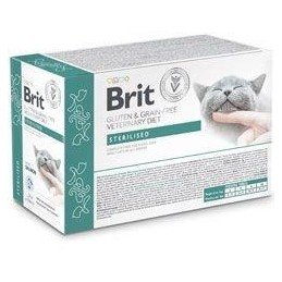 Brit VD Cat Pouch fillets in Gravy Sterilised 12x85g
