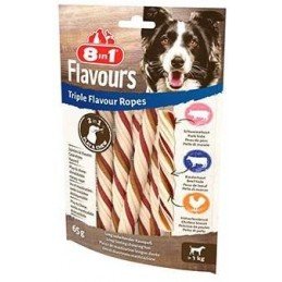 Pochoutka 8in1 Triple Flavour Ropes 65g