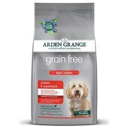 Arden Grange GF Dog Light/Senior Chick&Superfoods 2kg