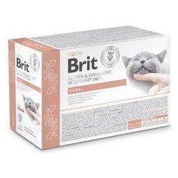 Brit VD Cat Pouch fillets in Gravy Renal 12x85g