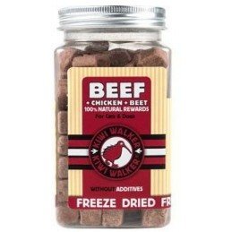 Pochoutka mrazem sušené kuře, hověží, řepa 90g Kiwi