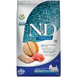 N&D OCEAN DOG Adult Mini Salmon & Cod & Melon 2,5kg