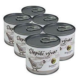 BOHEMIA Vývar Slepičí s kousky masa SIX PACK 6x140ml