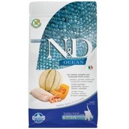 N&D OCEAN CAT Kitten Cod & Shrimp&Pumpkin&Melon 1,5kg
