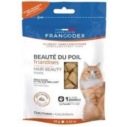 Francodex Pochoutka Hair Beauty pro kočky a koťata 65g
