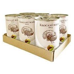 BOHEMIA Krocaní maso ve vlastní šťávě SIX PACK 6x400g