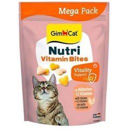 GimCat Nutri Multi-Vitamin Bites tablety s kuřetem425g