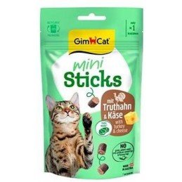 GimCat Mini Sticks krocan&sýr 50g