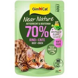 GimCat Near Nature kapsa hovězí&kachna 85g