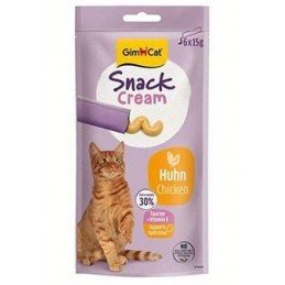 GimCat Snack Cream kuře 6x15g