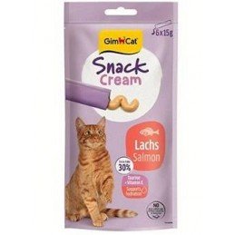 GimCat Snack Cream losos 6x15g